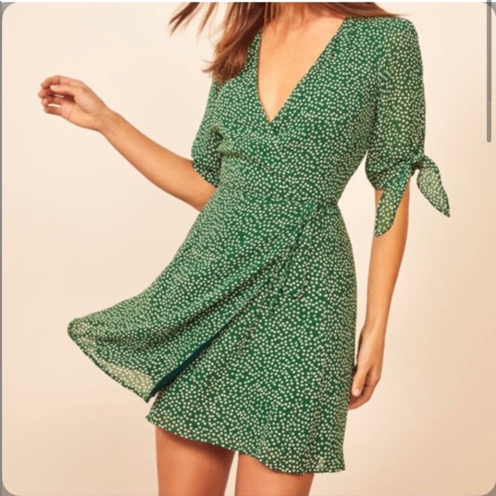 REFORMATION Sammy Wrap Dress